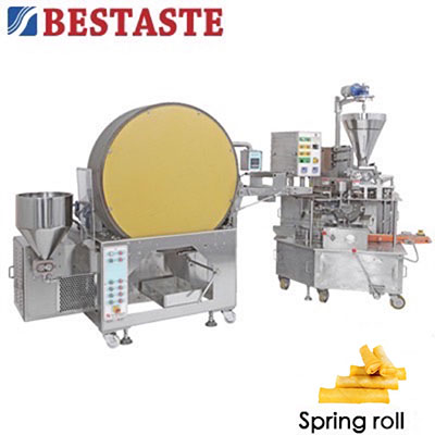 Automatic spring roll making machine