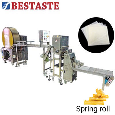Spring roll pastry making machine / Samosa pastry sheet making machine